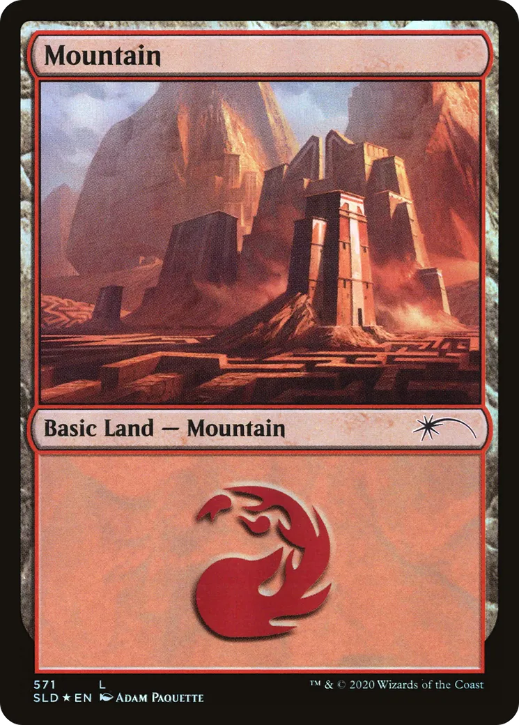 Mountain — Secret Lair Drop — Magic: The Gathering