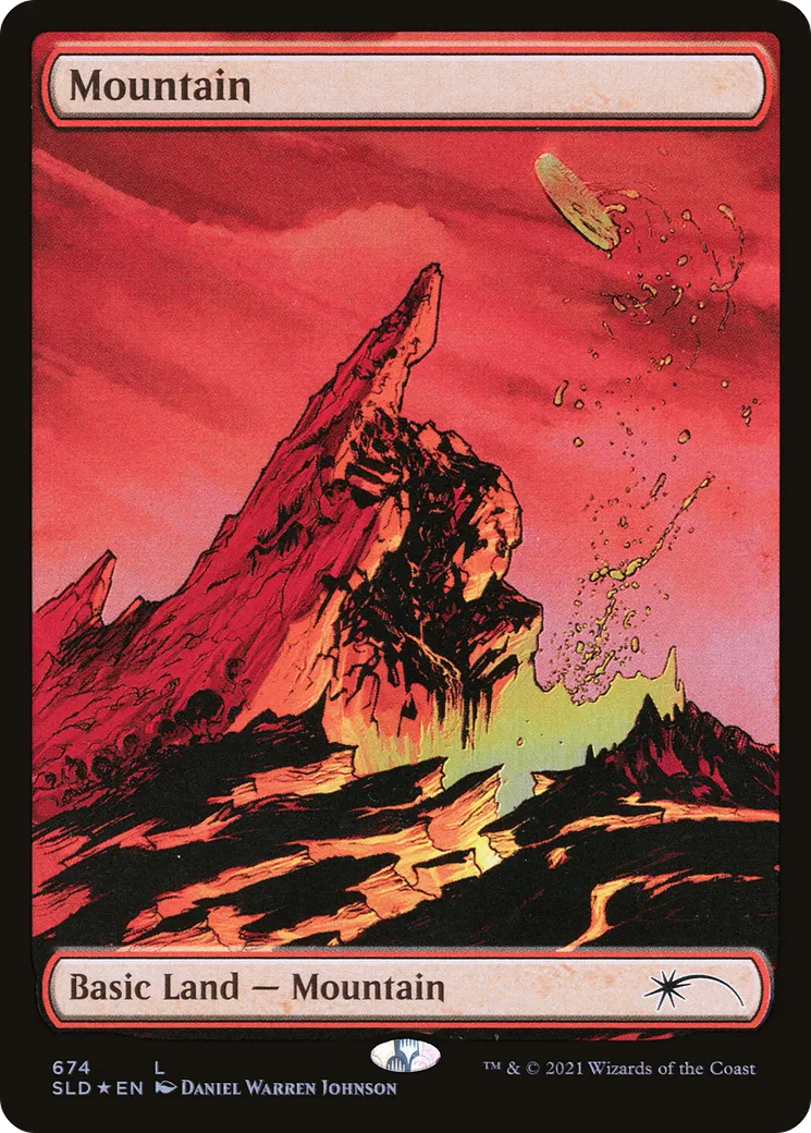 Mountain — Secret Lair Drop — Magic: The Gathering