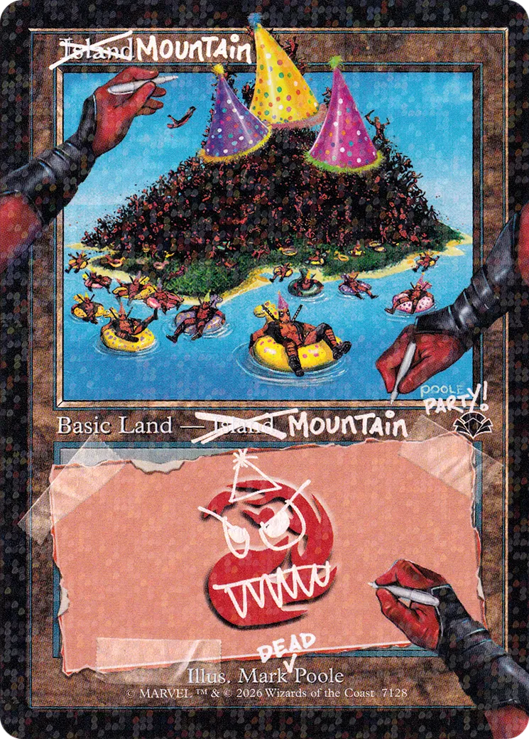 Mountain — Secret Lair Drop — Magic: The Gathering