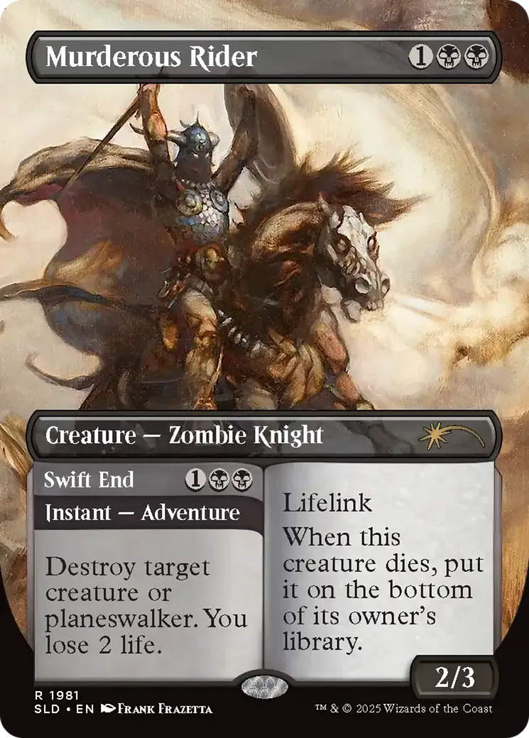 Cavalière meurtrière // Fin précipitée — Secret Lair Drop — Magic: The Gathering