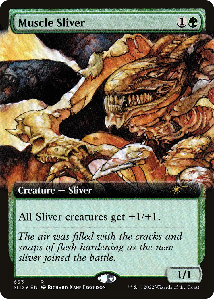 Muscle Sliver — Secret Lair Drop — Magic: The Gathering