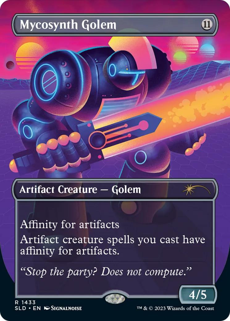 Mycosynth Golem — Secret Lair Drop — Magic: The Gathering