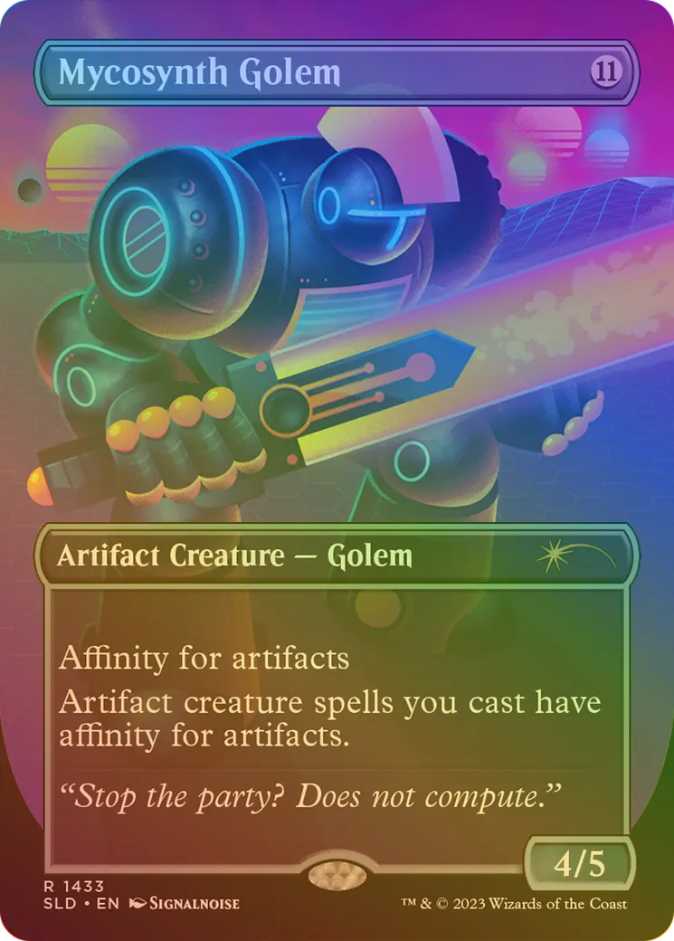 Mycosynth Golem — Secret Lair Drop — Magic: The Gathering
