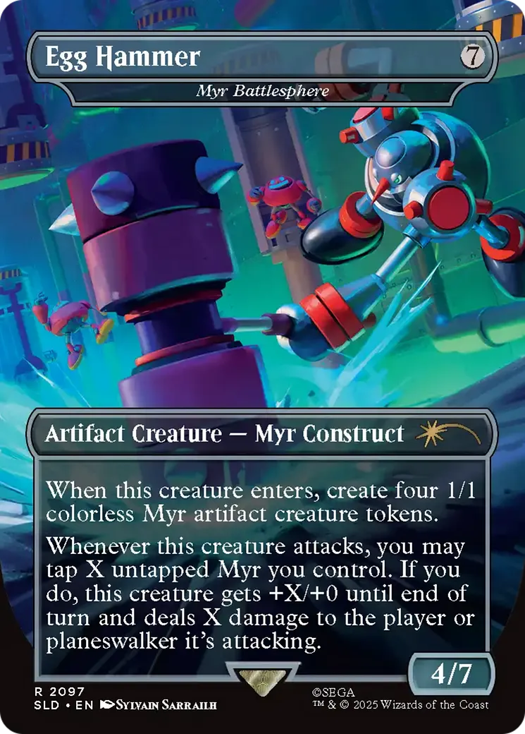 Sphère de bataille myr — Secret Lair Drop — Magic: The Gathering
