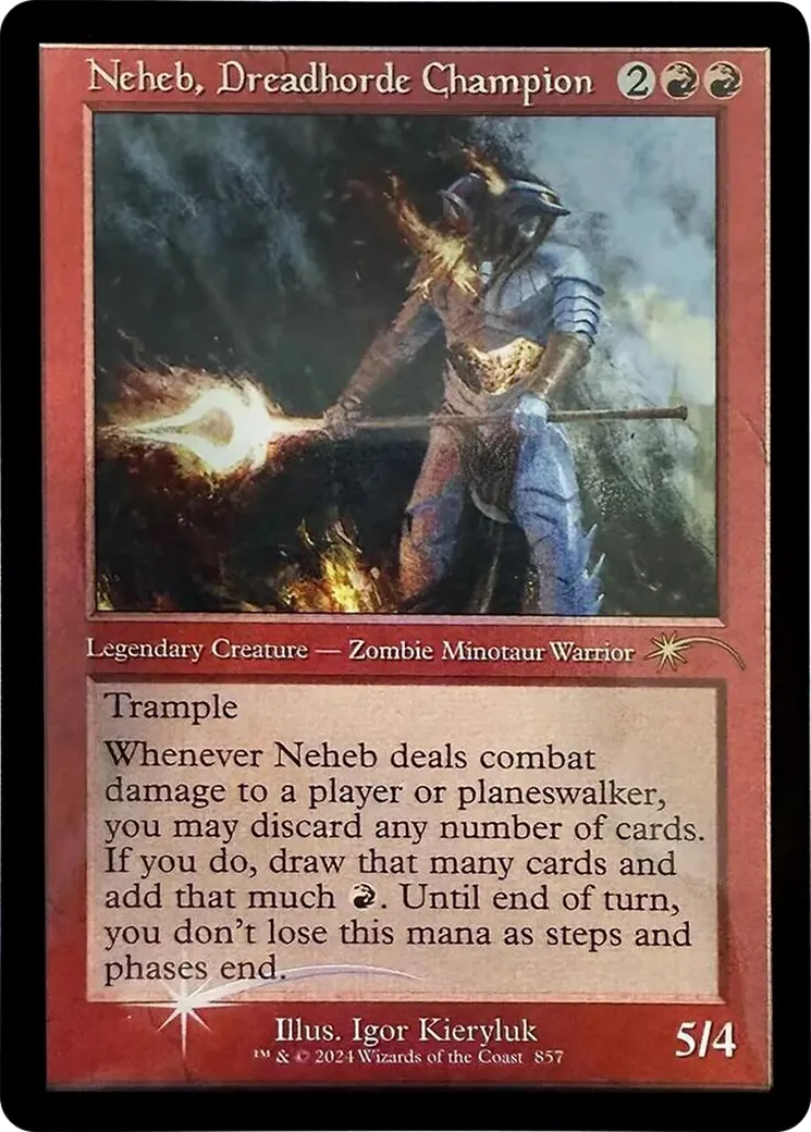 Neheb, champion de la Horde de l'effroi — Secret Lair Drop — Magic: The Gathering
