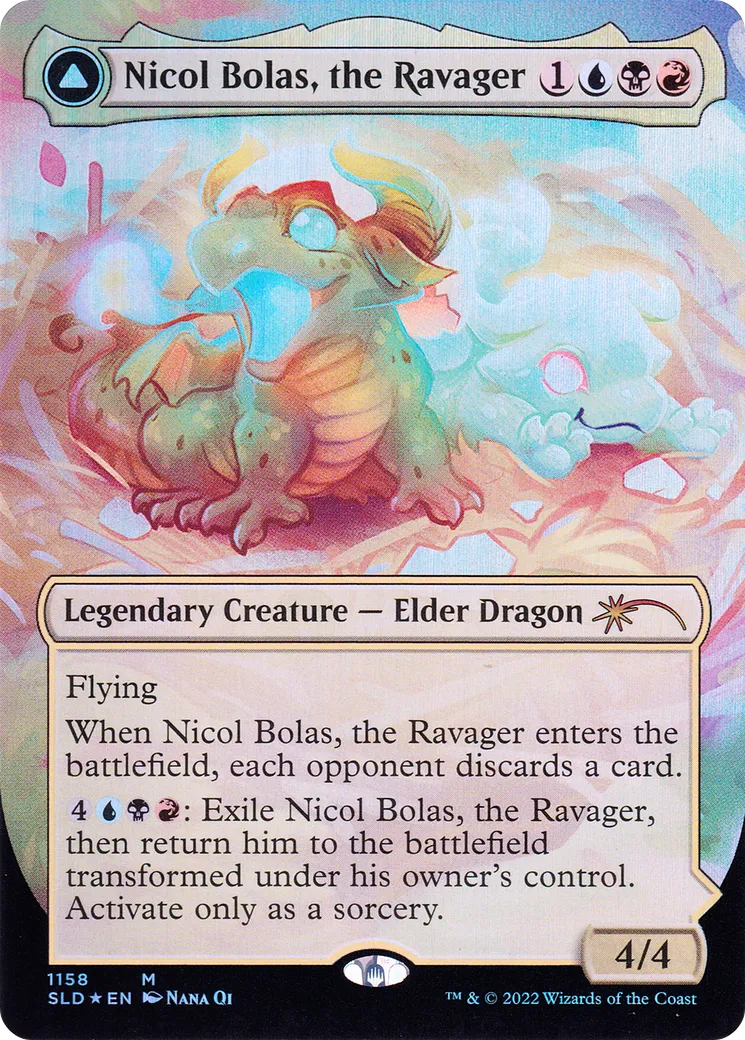 Nicol Bolas, le dévastateur // Nicol Bolas, le transcendé — Secret Lair Drop — Magic: The Gathering