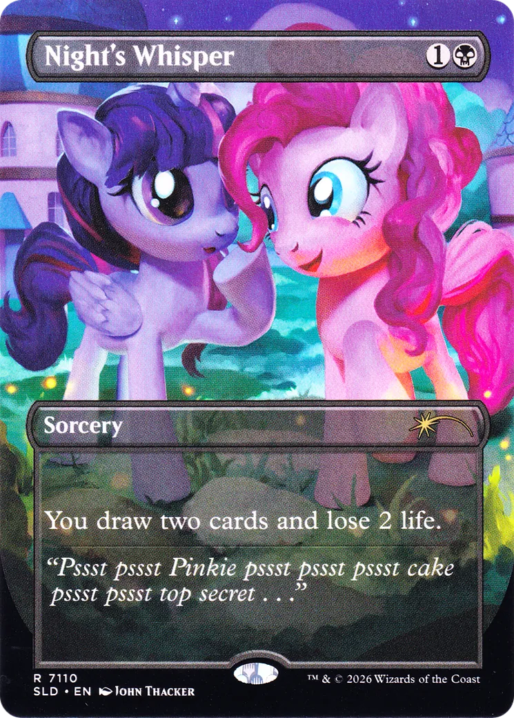 Night's Whisper — Secret Lair Drop — Magic: The Gathering