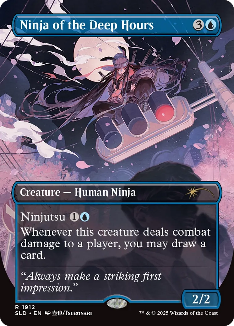 Ninja of the Deep Hours from Secret Lair Drop - Magic: The Gathering