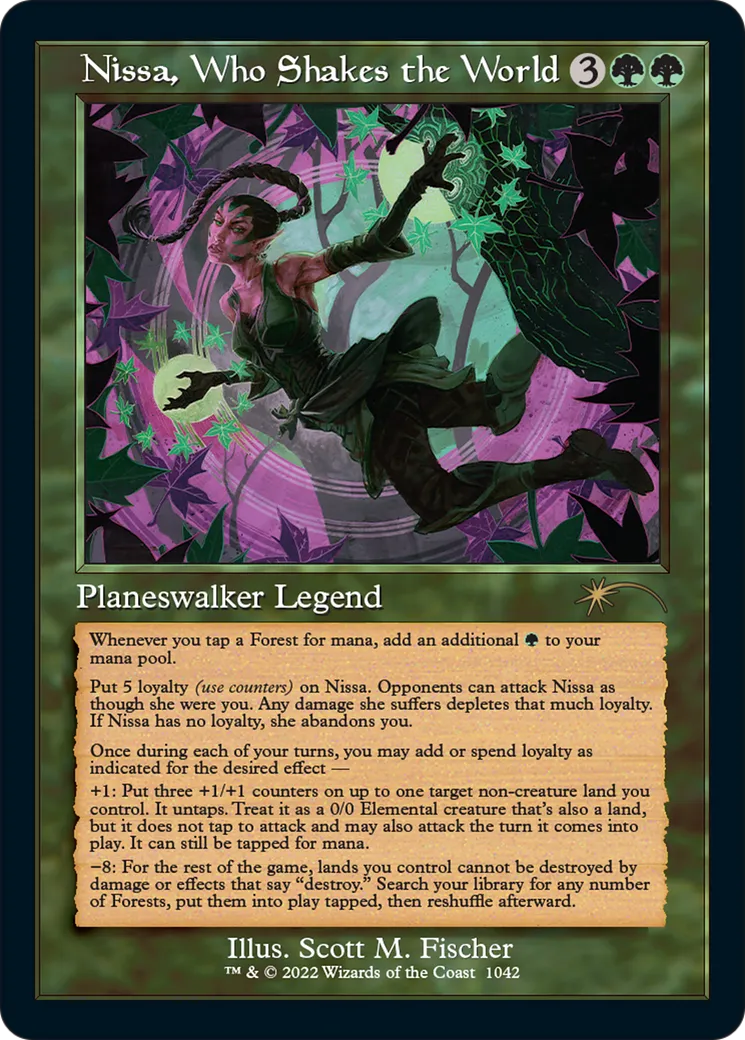 Nissa, Who Shakes the World — Secret Lair Drop — Magic: The Gathering