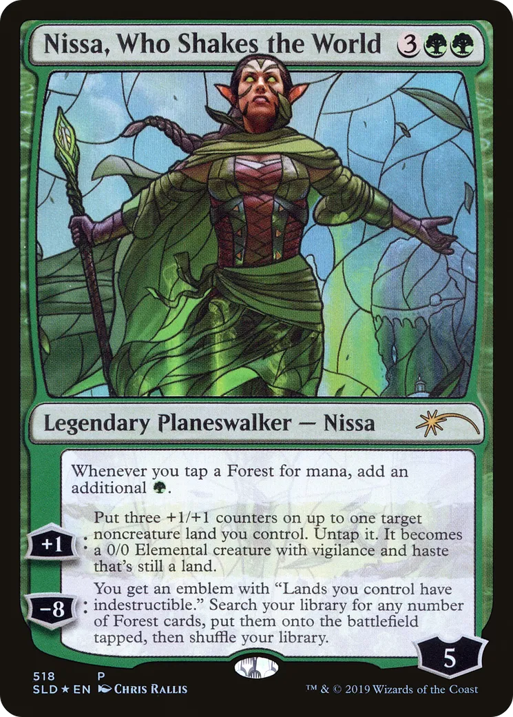 Nissa, Who Shakes the World — Secret Lair Drop — Magic: The Gathering