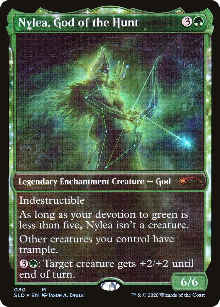 Nylea, God of the Hunt — Secret Lair Drop — Magic: The Gathering