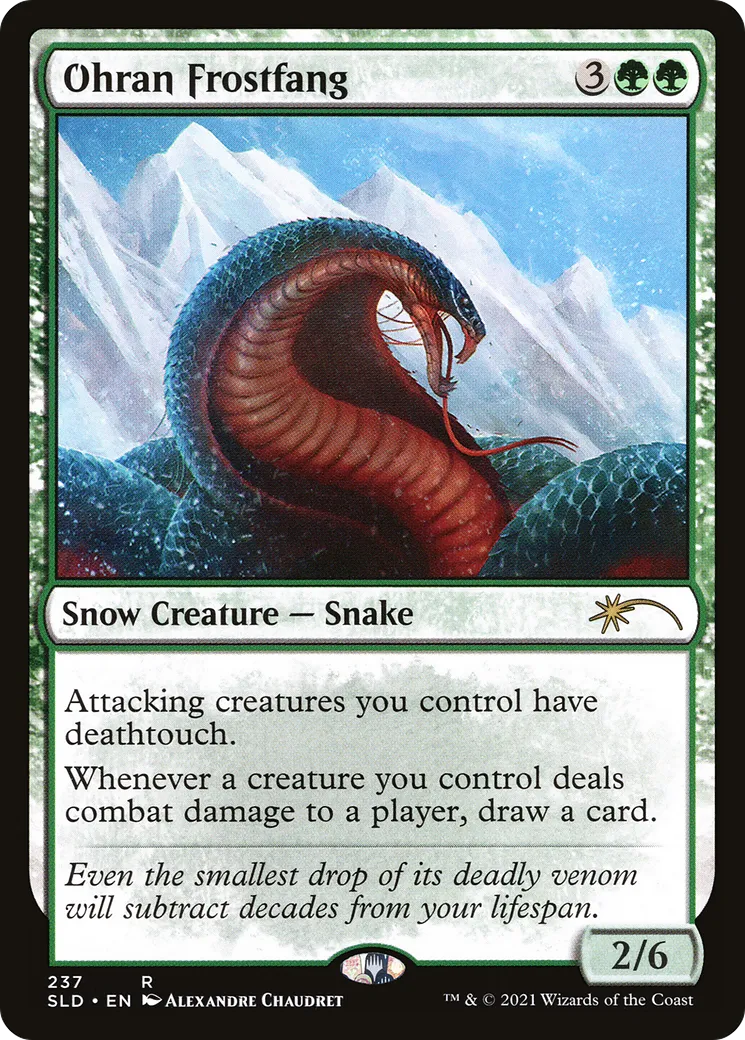 Ohran Frostfang — Secret Lair Drop — Magic: The Gathering