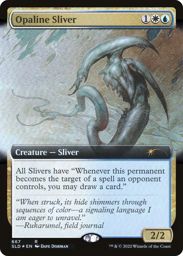 Opaline Sliver — Secret Lair Drop — Magic: The Gathering