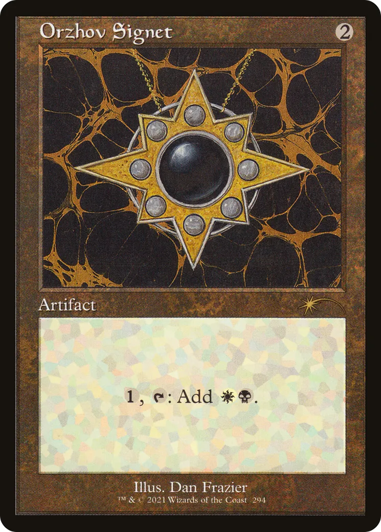 Orzhov Signet — Secret Lair Drop — Magic: The Gathering