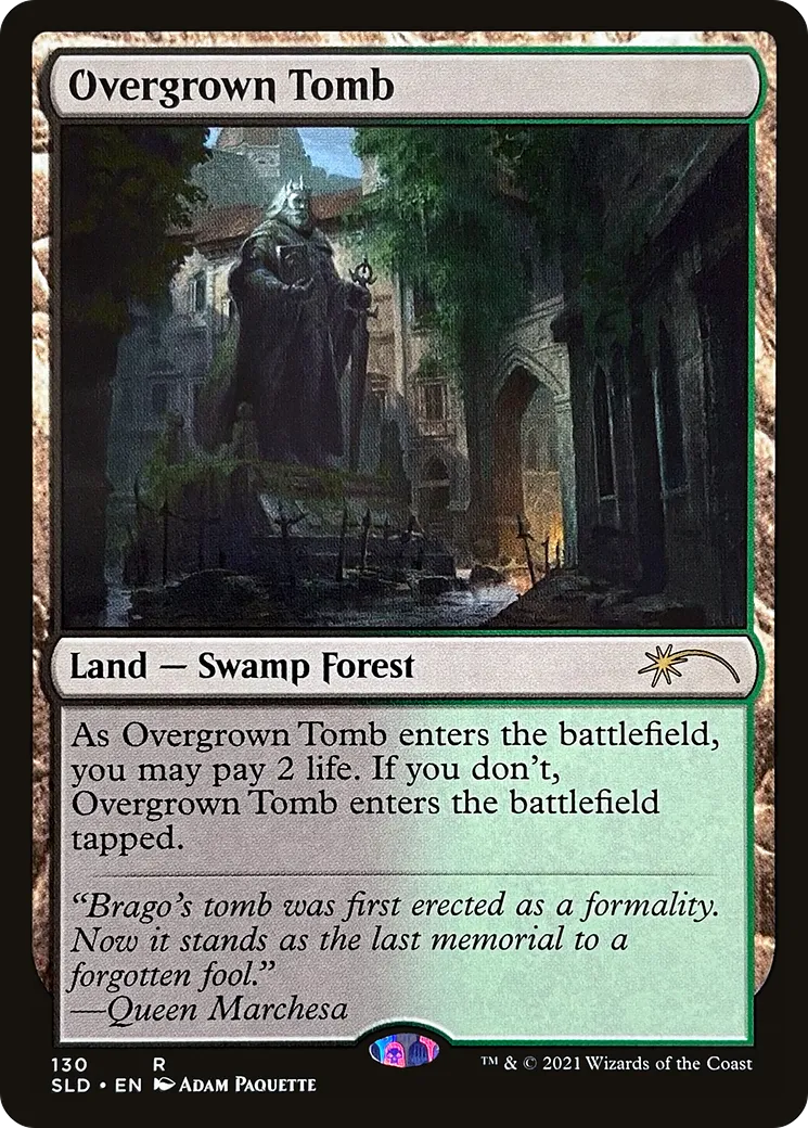 Overgrown Tomb — Secret Lair Drop — Magic: The Gathering