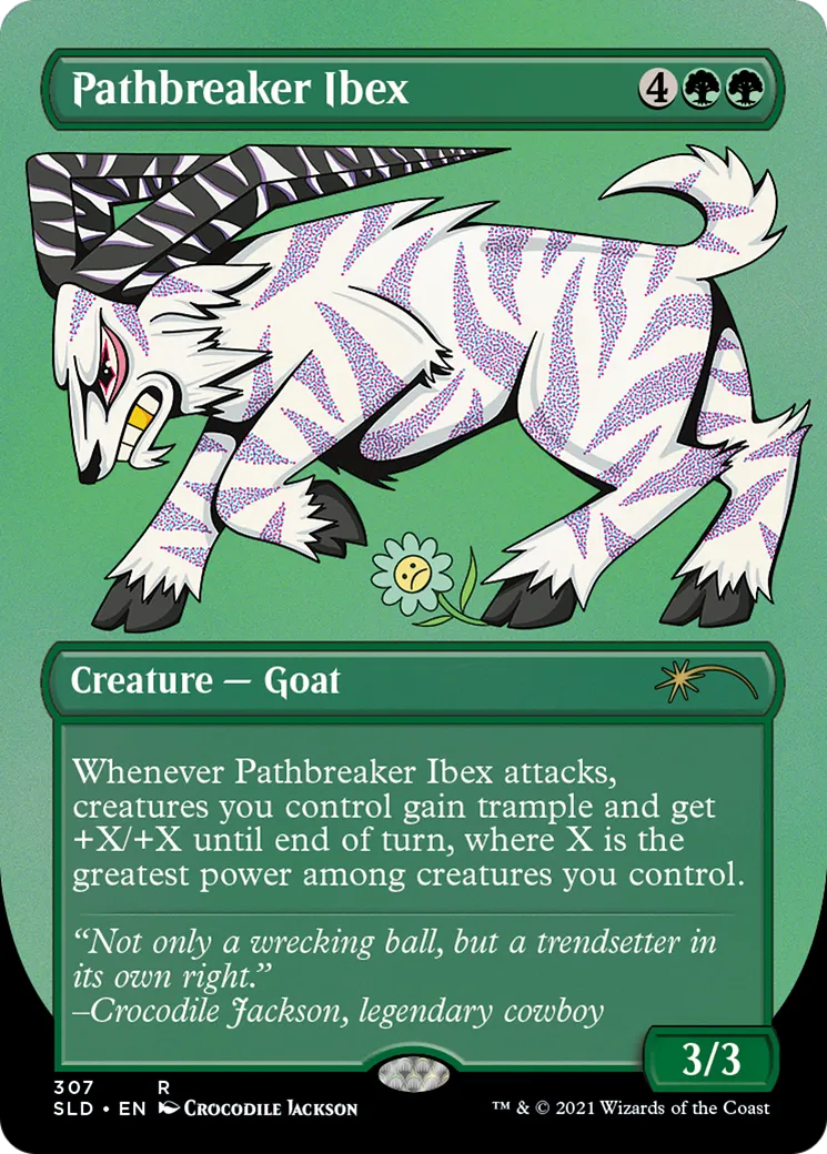 Pathbreaker Ibex — Secret Lair Drop — Magic: The Gathering
