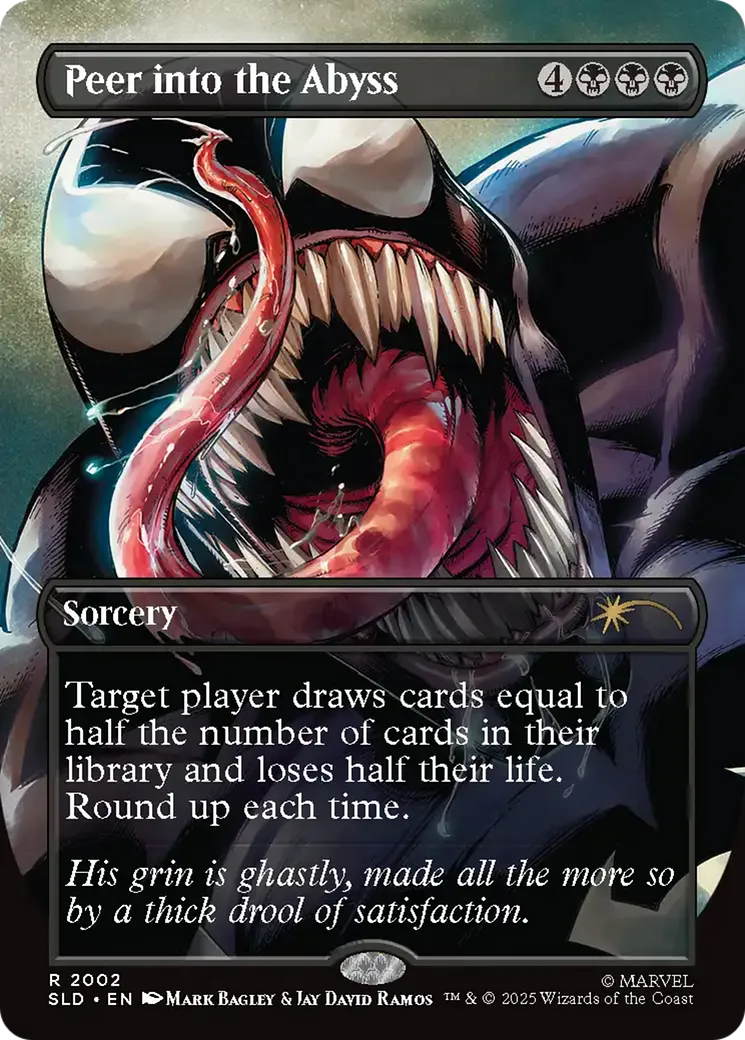 Peer into the Abyss — Secret Lair Drop — Magic: The Gathering