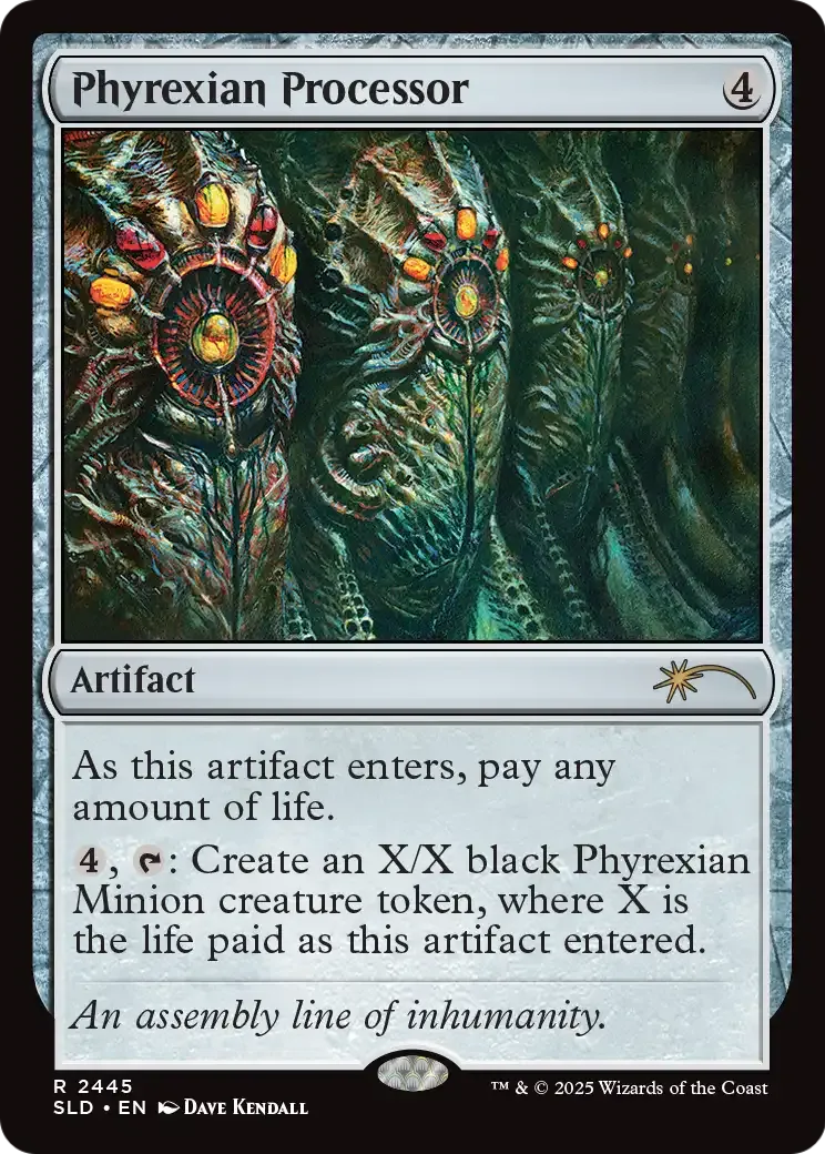 Processeur phyrexian from Secret Lair Drop - Magic: The Gathering