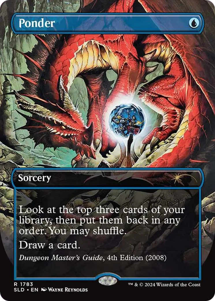 Ponder — Secret Lair Drop — Magic: The Gathering