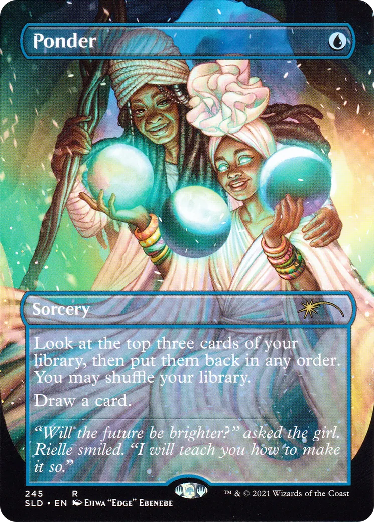 Ponder — Secret Lair Drop — Magic: The Gathering