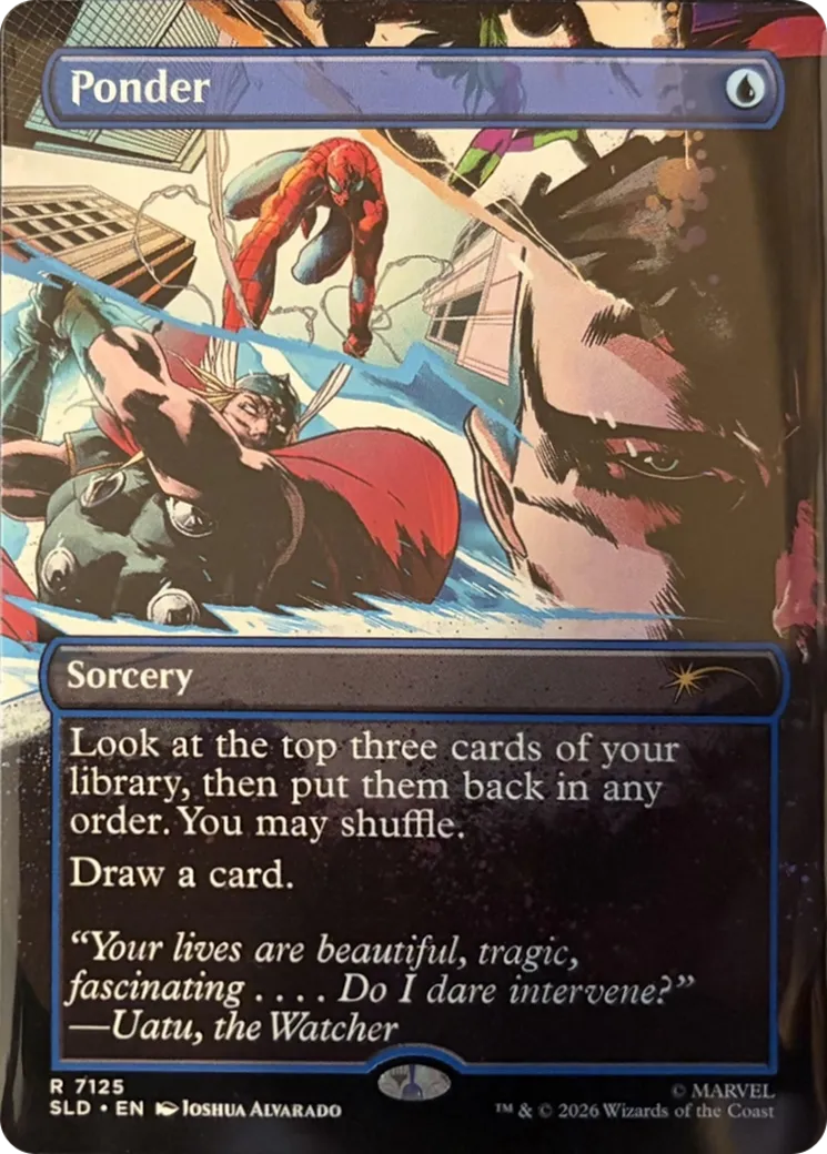 Ponder — Secret Lair Drop — Magic: The Gathering