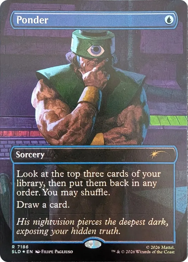 Ponder — Secret Lair Drop — Magic: The Gathering