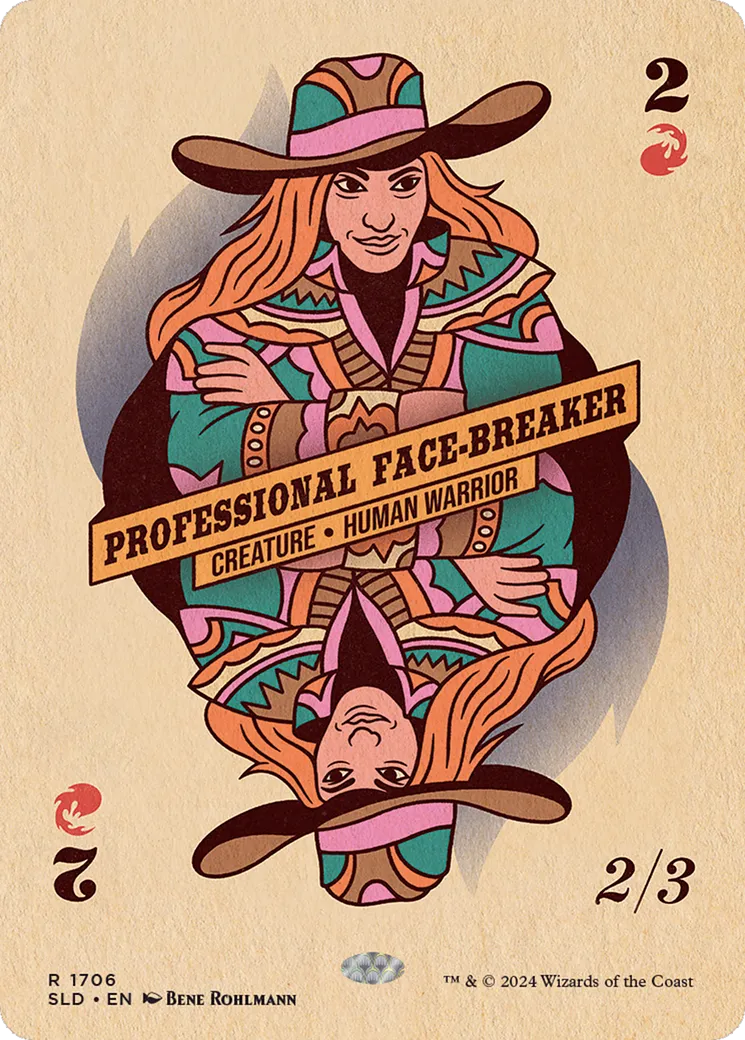 Professional Face-Breaker — Secret Lair Drop — Magic: The Gathering