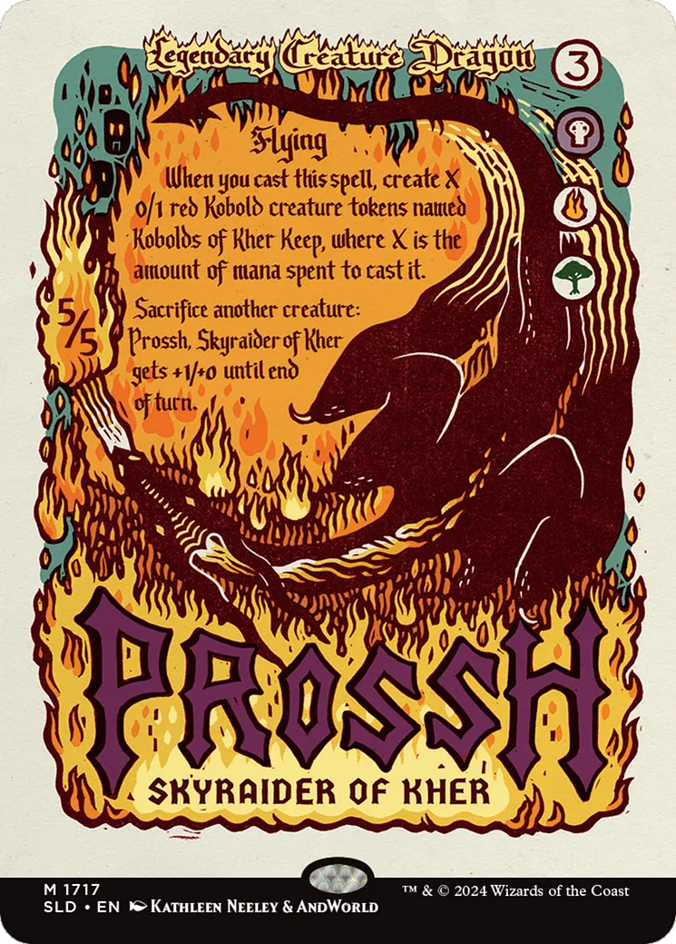 Prossh, Skyraider of Kher — Secret Lair Drop — Magic: The Gathering