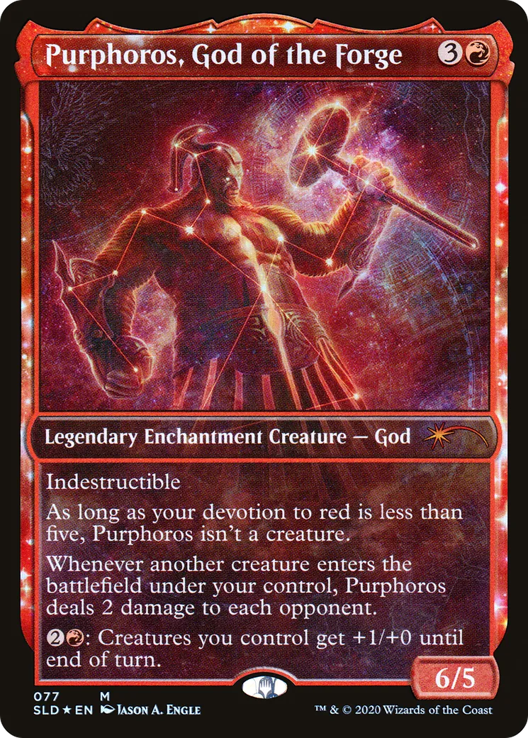 Purphoros, God of the Forge — Secret Lair Drop — Magic: The Gathering
