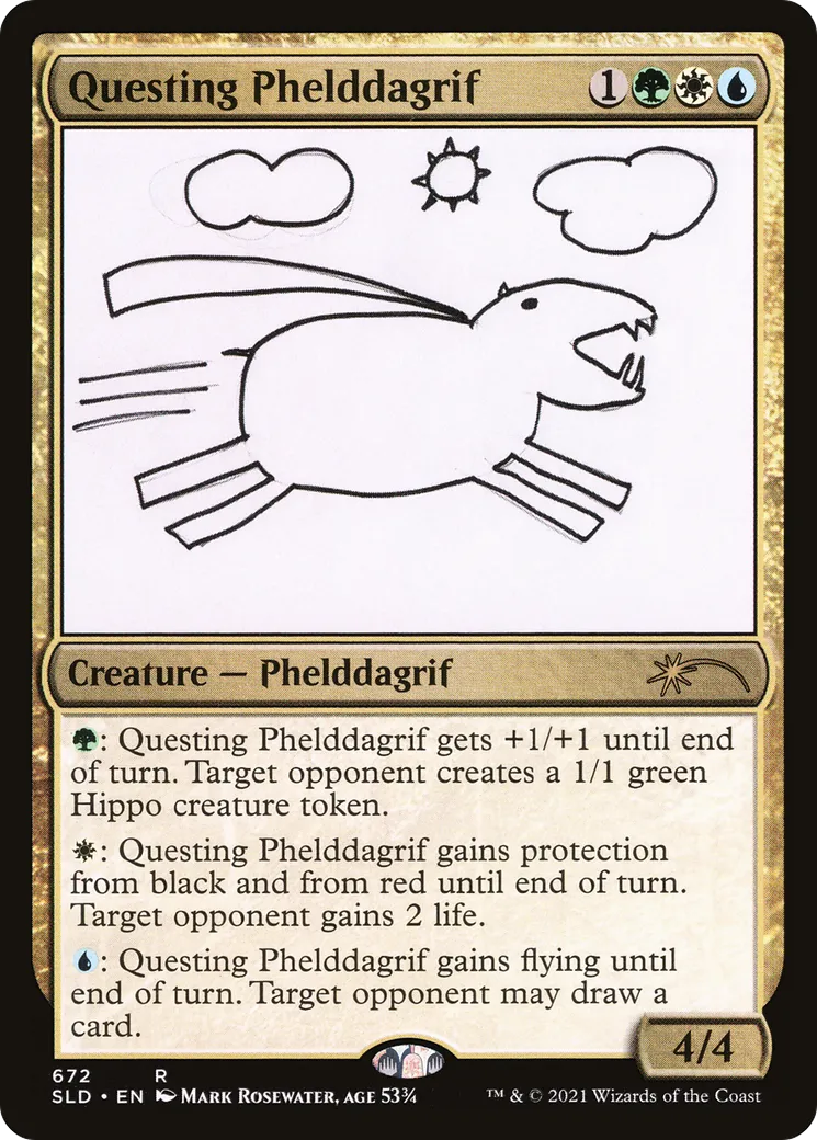 Questing Phelddagrif — Secret Lair Drop — Magic: The Gathering