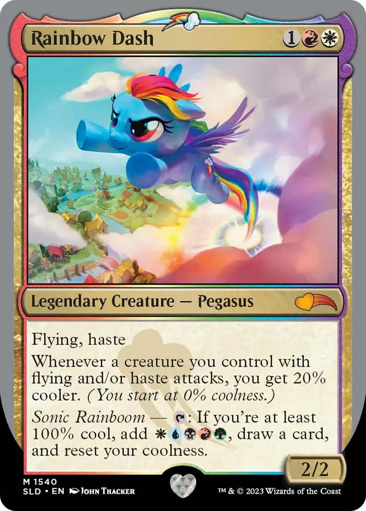 Rainbow Dash — Secret Lair Drop — Magic: The Gathering