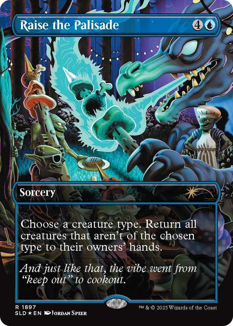 Raise the Palisade — Secret Lair Drop — Magic: The Gathering