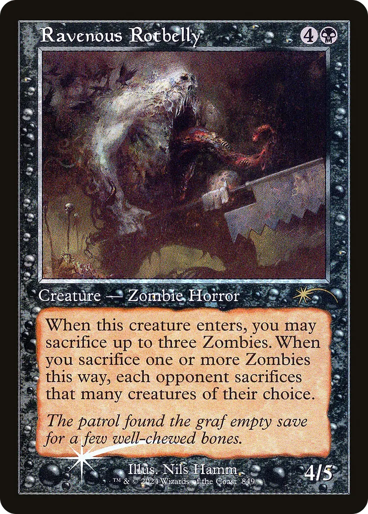 Ravenous Rotbelly — Secret Lair Drop — Magic: The Gathering