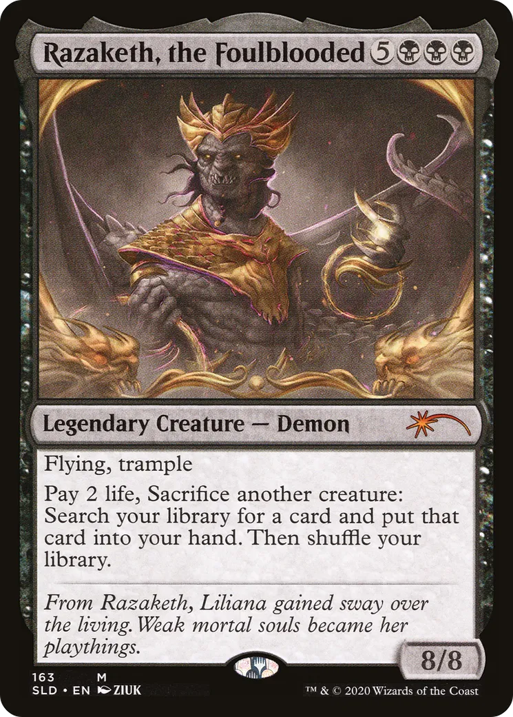 Razaketh, the Foulblooded — Secret Lair Drop — Magic: The Gathering