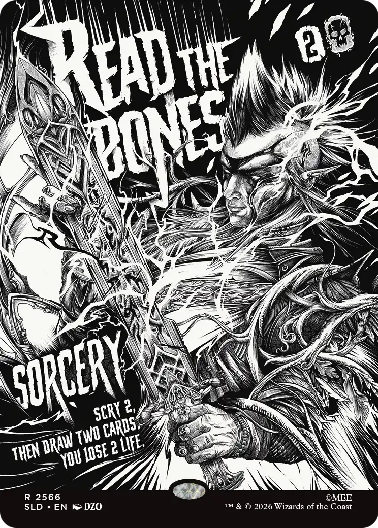 Lire dans les os — Secret Lair Drop — Magic: The Gathering