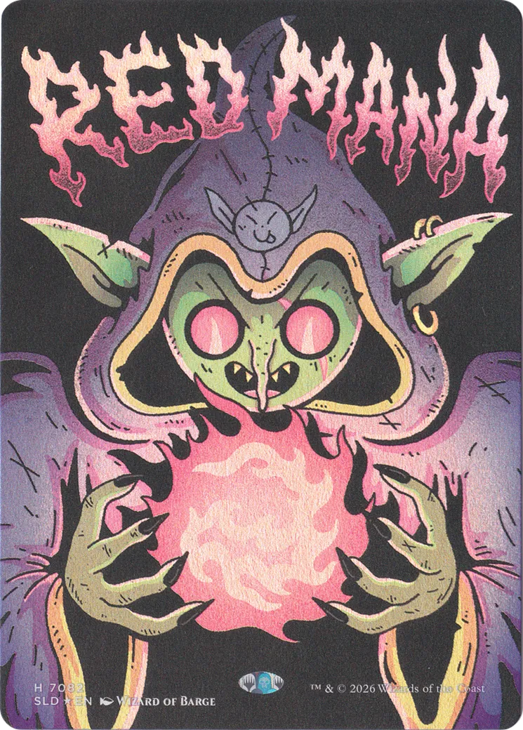 Red Mana — Secret Lair Drop — Magic: The Gathering