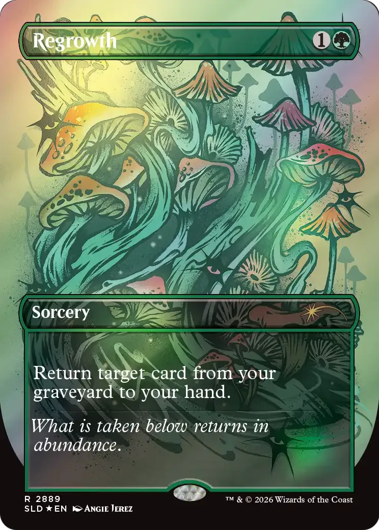 Regrowth — Secret Lair Drop — Magic: The Gathering