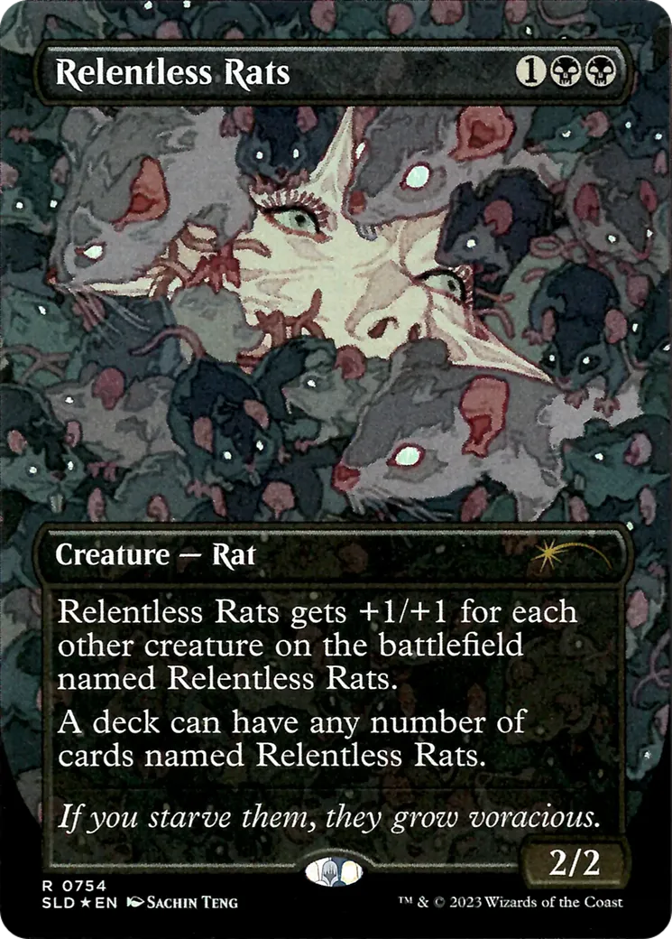 Relentless Rats — Secret Lair Drop — Magic: The Gathering