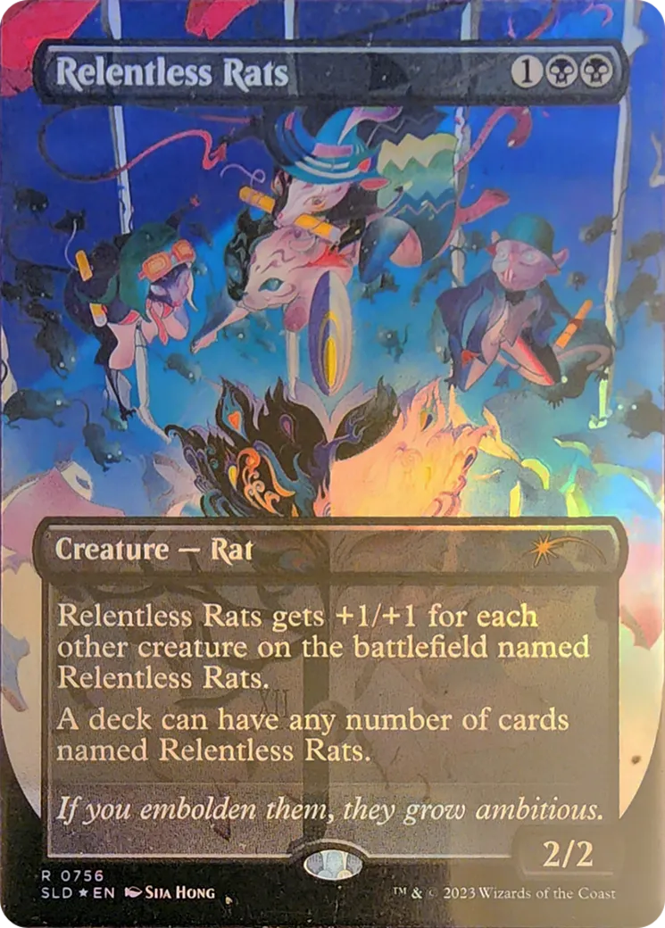 Relentless Rats — Secret Lair Drop — Magic: The Gathering