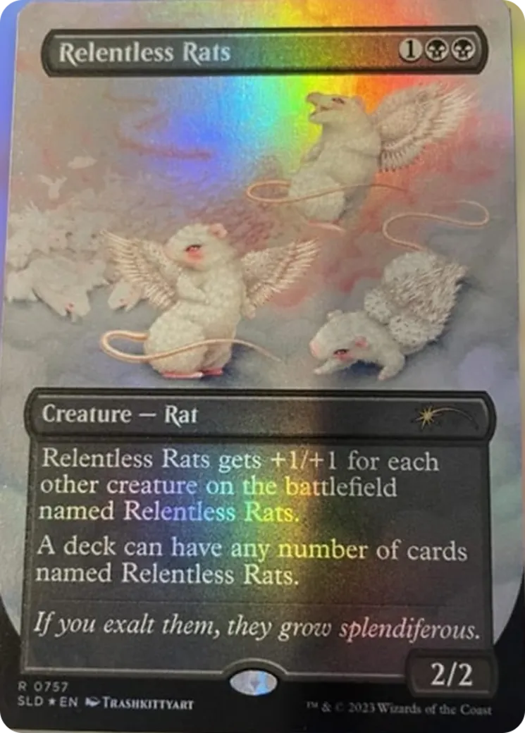 Relentless Rats — Secret Lair Drop — Magic: The Gathering