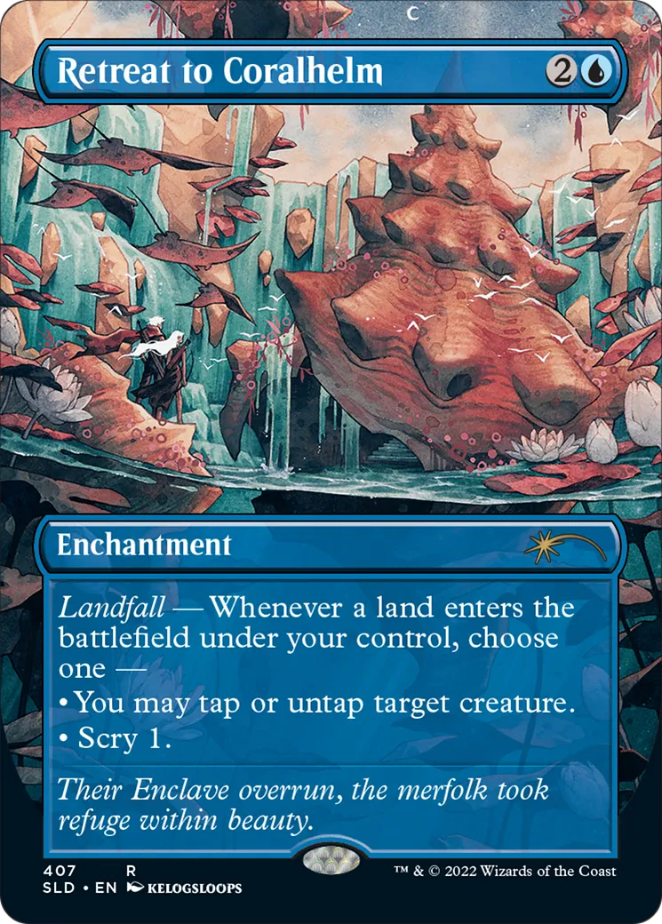 Retreat to Coralhelm — Secret Lair Drop — Magic: The Gathering