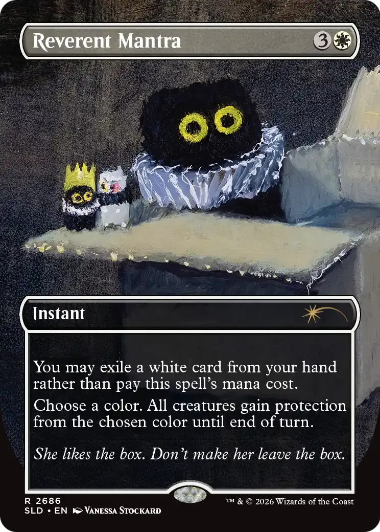 Reverent Mantra — Secret Lair Drop — Magic: The Gathering