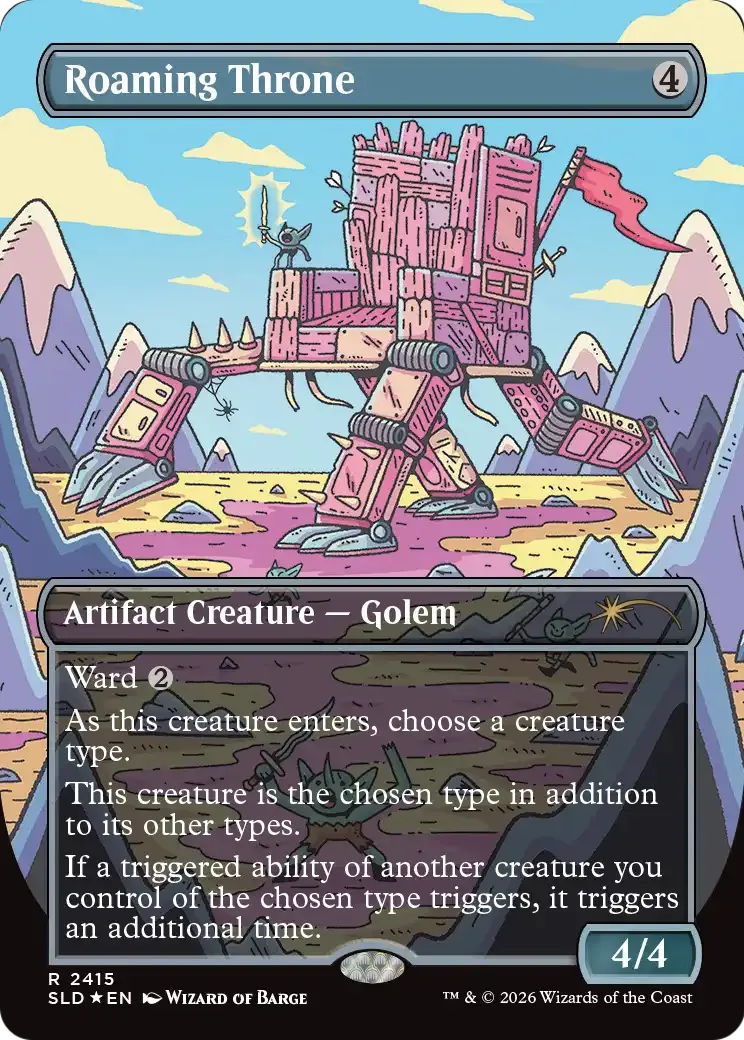Roaming Throne — Secret Lair Drop — Magic: The Gathering