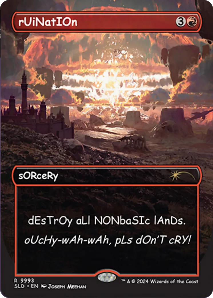 Ruination — Secret Lair Drop — Magic: The Gathering