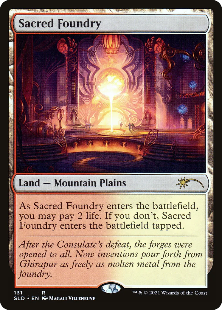 Sacred Foundry — Secret Lair Drop — Magic: The Gathering