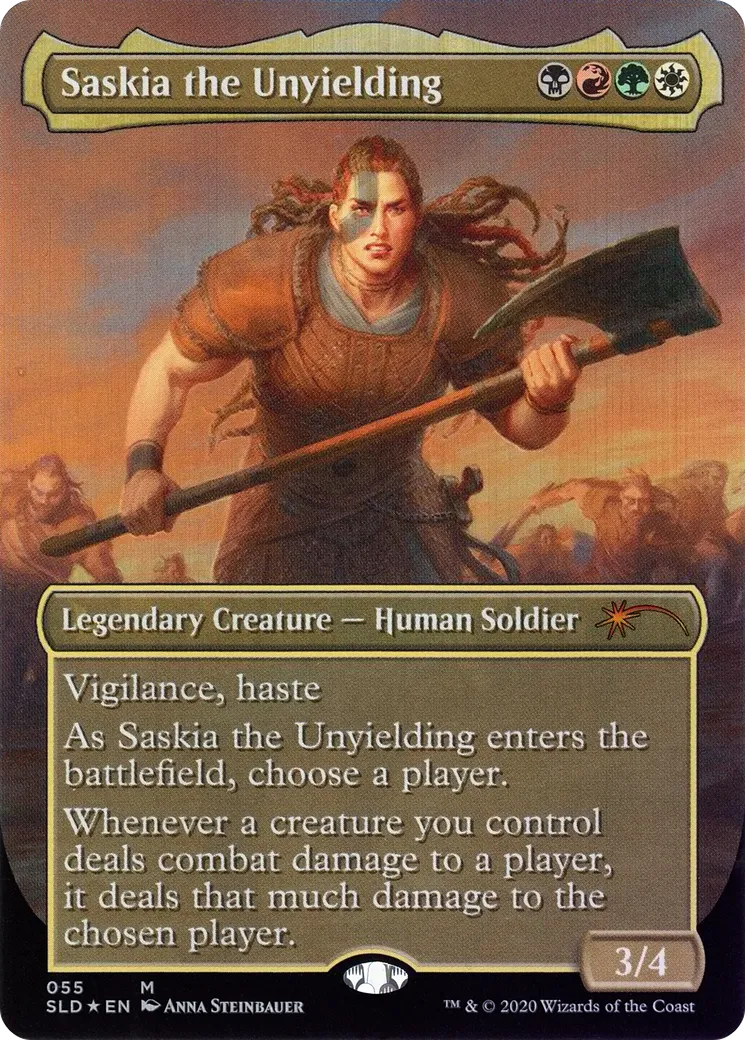 Saskia the Unyielding — Secret Lair Drop — Magic: The Gathering