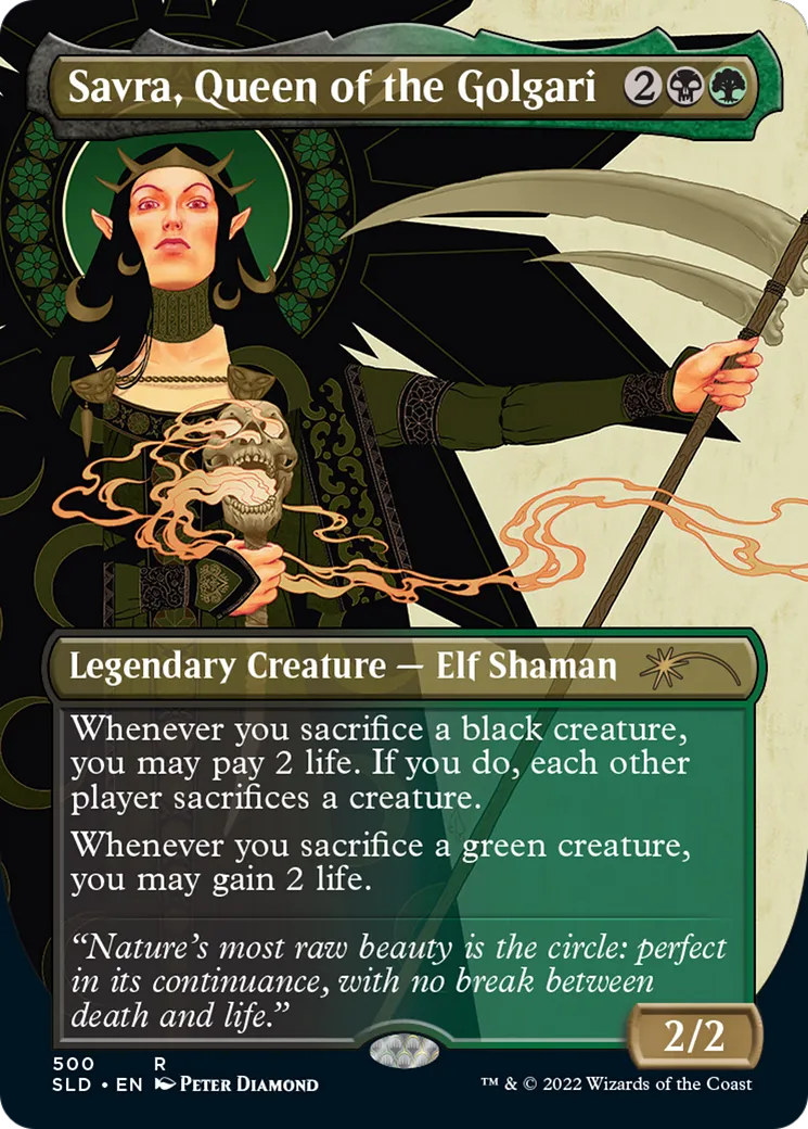 Savra, Queen of the Golgari — Secret Lair Drop — Magic: The Gathering