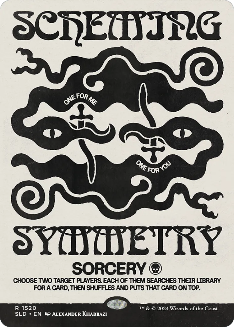Scheming Symmetry — Secret Lair Drop — Magic: The Gathering