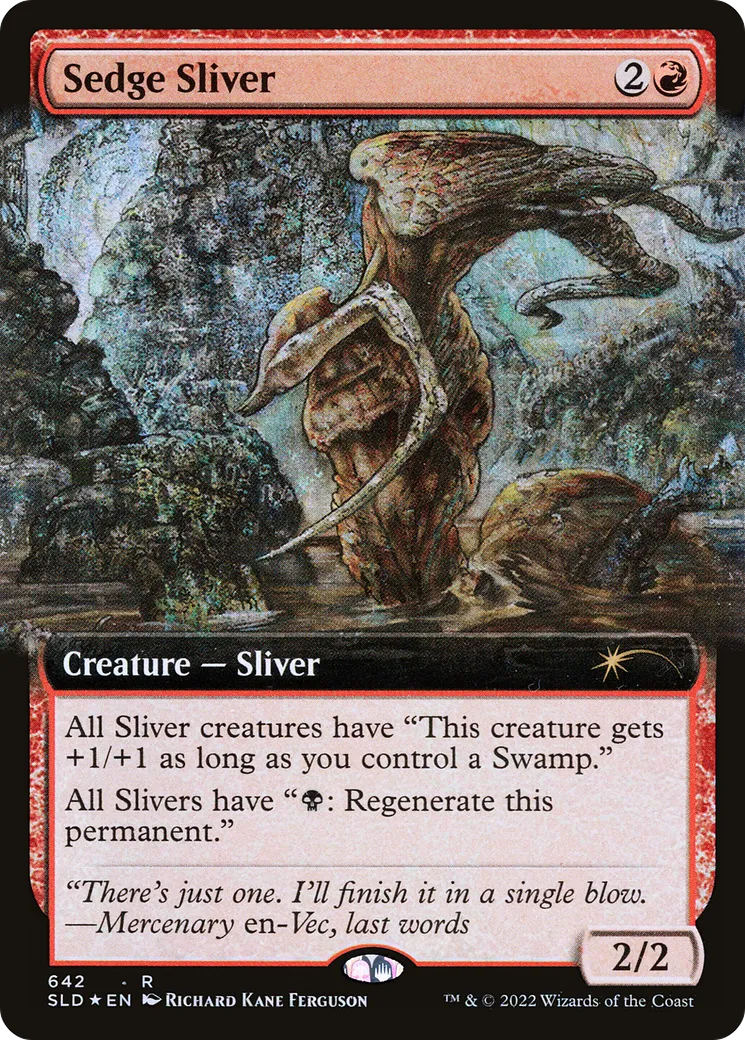 Sedge Sliver — Secret Lair Drop — Magic: The Gathering