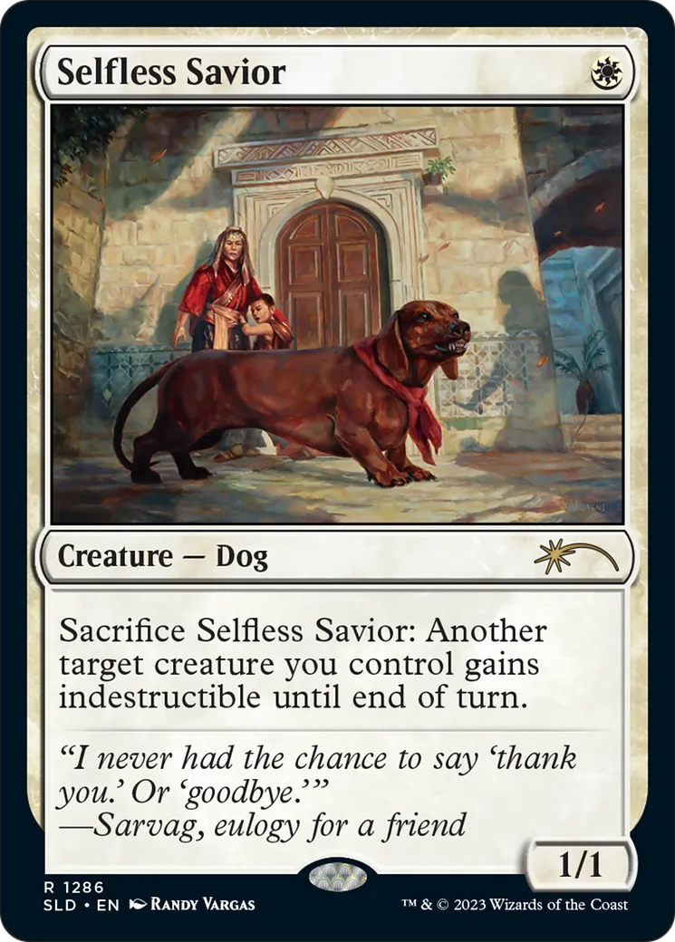 Selfless Savior — Secret Lair Drop — Magic: The Gathering